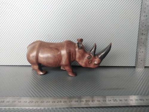 Africana! Kenya - Hand Carved - Heavy Hardwood Rhino