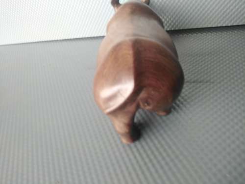 Africana! Kenya - Hand Carved - Heavy Hardwood Rhino
