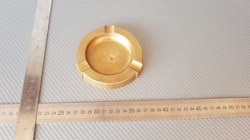 Vintage! Solid Copper - Round Ashtray