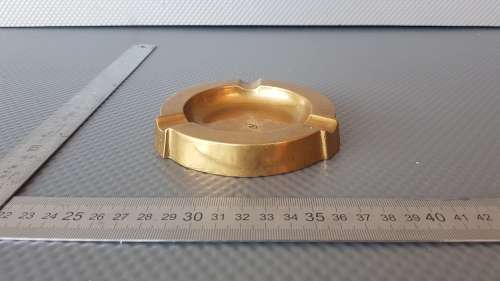 Vintage! Solid Copper - Round Ashtray