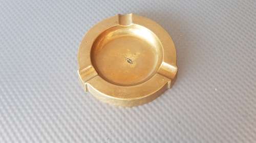 Vintage! Solid Copper - Round Ashtray