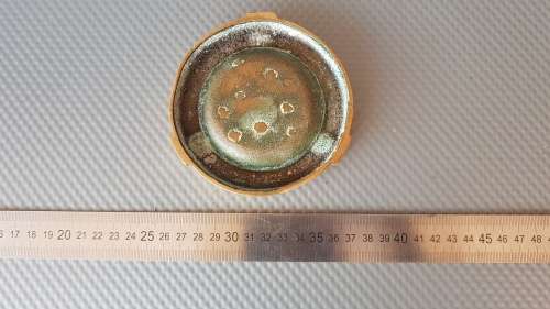Vintage! Solid Copper - Round Ashtray