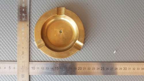 Vintage! Solid Copper - Round Ashtray