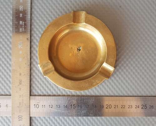 Vintage! Solid Copper - Round Ashtray