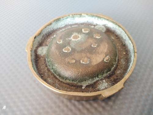 Vintage! Solid Copper - Round Ashtray