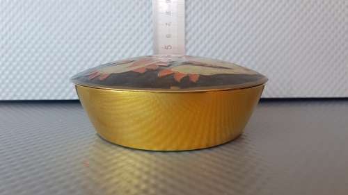 Vintage! - * Dragon * Design - Cloisonne  Art - Trinket Box