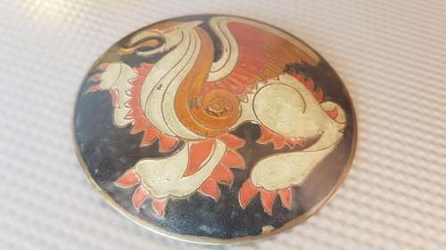 Vintage! - * Dragon * Design - Cloisonne  Art - Trinket Box