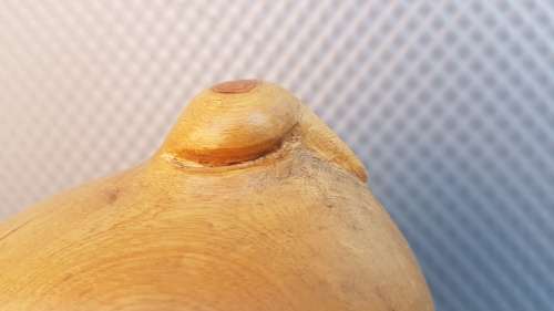 Vintage! Folk Art - Hand Carved - Wooden - Dove Bird