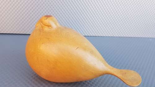 Vintage! Folk Art - Hand Carved - Wooden - Dove Bird