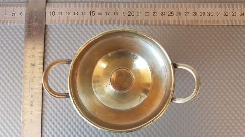 Vintage! Vintage Metal Alloy Trophy Cup / Sugar Bowl /Compote Dish