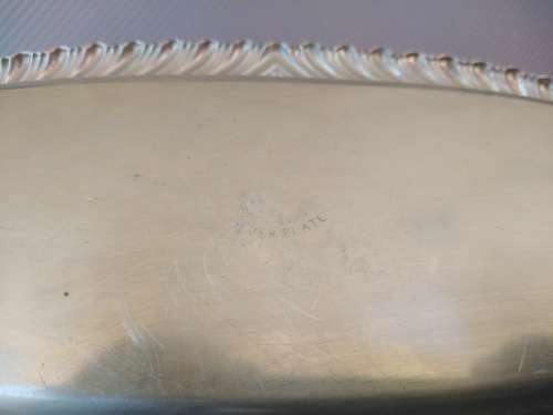 Vintage! Silver Plated Butter Dish With Lid & Glass Inner.