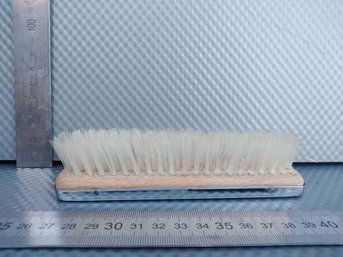 Vintage! Engine Turned Guilloche Enamel Clothes Brush.