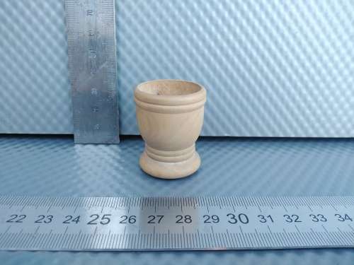 Vintage! Small Wooden Handcarved Communion Cup.