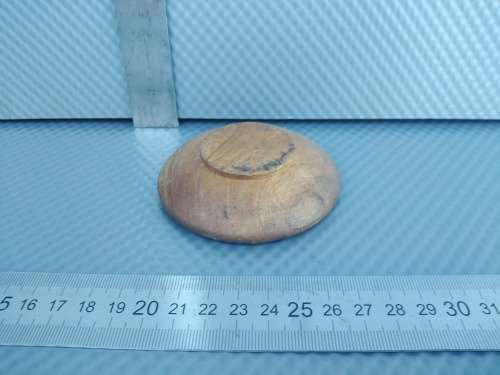 Vintage! Miniature Wooden Handcarved Dish / Bowl.