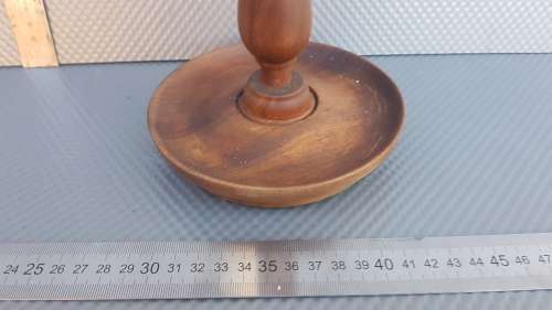 Vintage! -Wooden Candlestick Holder