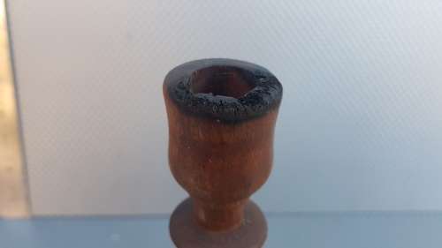 Vintage! -Wooden Candlestick Holder