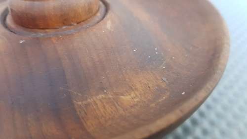 Vintage! -Wooden Candlestick Holder