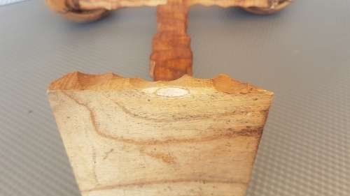Vintage! Folk Art - Carved Wooden - Balance Scale