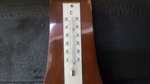 Vintage! German - BARIGO -Thermometer, Barometer Tower - Weather Station