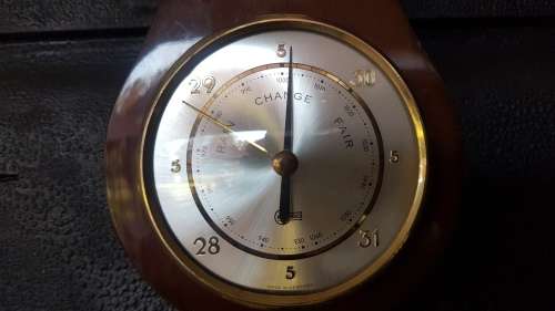 Vintage! German - BARIGO -Thermometer, Barometer Tower - Weather Station