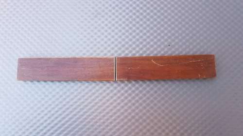 Vintage! Stainless Steel Letter Opener In Wooden Case.
