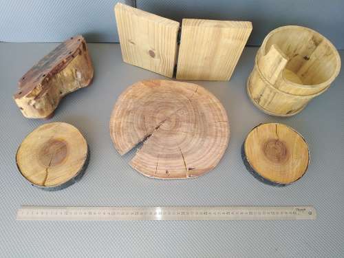 Vintage! Wooden Paraphernalia Bike Related For Man Cave