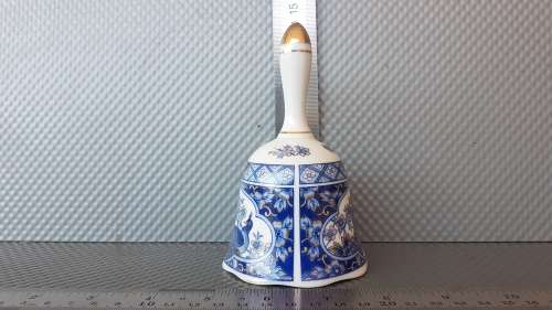 Vintage! - Japan - ELWECO - Porcelain - Table Bell - Peacocks