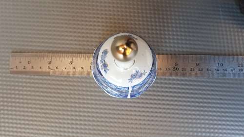 Vintage! - Japan - ELWECO - Porcelain - Table Bell - Peacocks