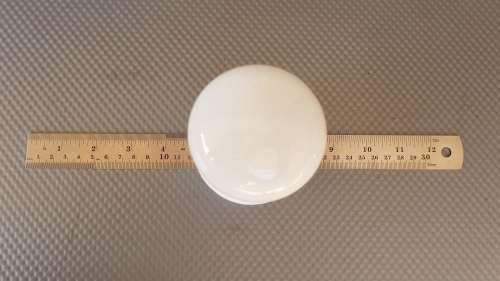 Vintage! Belgium - White Milk Glass - Apothecary Style Storage Jar