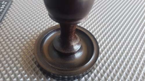 Vintage! - Ebony - Wooden Candlestick Holder