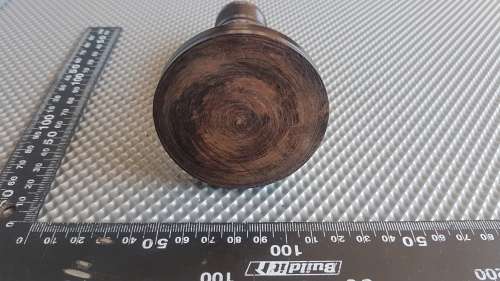 Vintage! - Ebony - Wooden Candlestick Holder