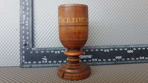 Vintage! - Wooden Communion Cup / Goblet (Repaired)