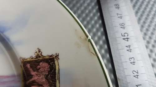 Vintage! Royal Doulton - Old English Coaching Scenes - Plate (Repaired)