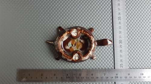 Vintage! Vilvalia Chile - Ceramic - Tortoise Ashtray