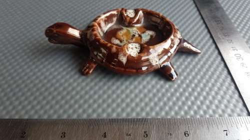 Vintage! Vilvalia Chile - Ceramic - Tortoise Ashtray