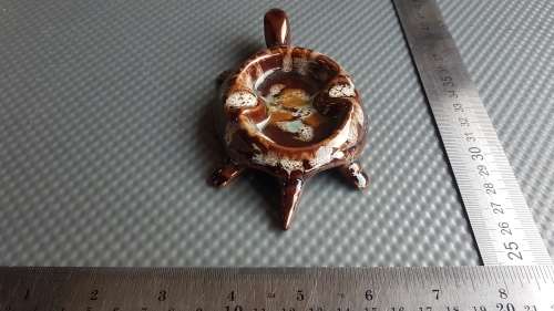 Vintage! Vilvalia Chile - Ceramic - Tortoise Ashtray