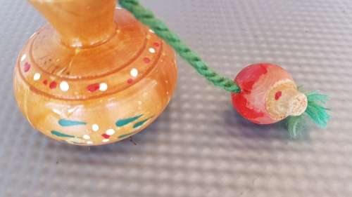 Vintage! Small Wooden Gourd