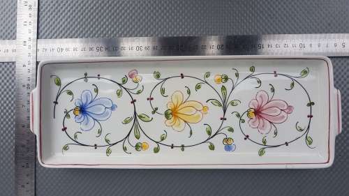Vintage! Portugal - Anfora Agueda - Hand Painted - 9 Piece Bathroom Vanity Set