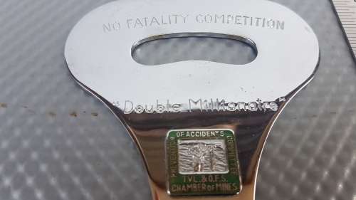Vintage! Chamber of Mines -  No Fatality Competition Award  - Bottle Opener
