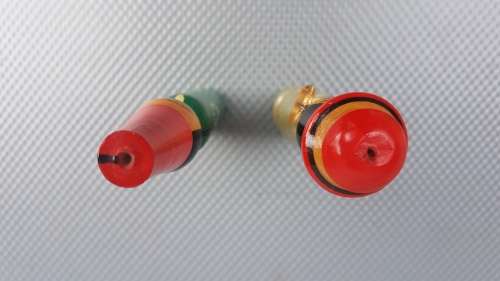 Vintage! Egyptian - Wood Spindle Doll Handmade Hand Painted Figurines