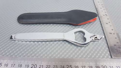 Vintage! Steel - 3in1 Opener - Prybar, Bottle and Tin Opener in Case