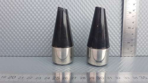 Vintage! - Mid-Century - Danish Design - Conical  - Salt And Pepper Shakers