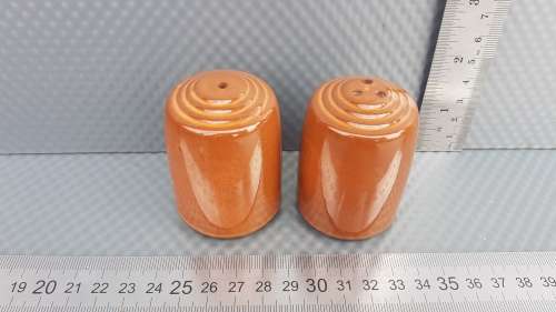 Vintage! - ENGLAND - Regina - Mid-Century Modern - Stoneware - Ringware - Salt And Pepper Shakers