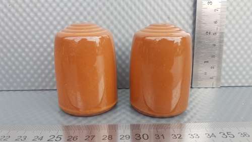 Vintage! - ENGLAND - Regina - Mid-Century Modern - Stoneware - Ringware - Salt And Pepper Shakers