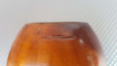 Vintage!  Wooden Pot-Barrel Vanity Pot With Lid.