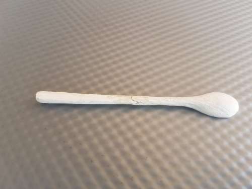 Quaint Hand Made Wooden Sauce Holders With Lids & Spoons. (Repaired)