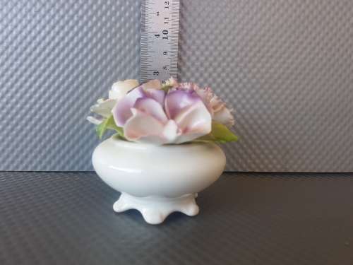 Vintage ! English Aristocrat Floral Bone China Figurine .