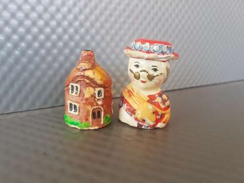 Vintage! Miniature Wooden Cartoon Characters.
