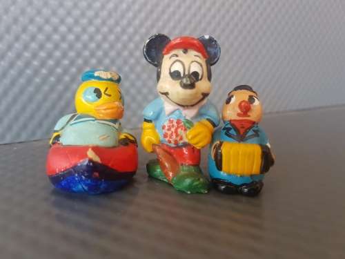 Vintage! Miniature Wooden Cartoon Characters.