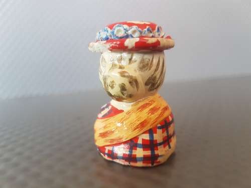 Vintage! Miniature Wooden Cartoon Characters.